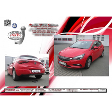 Tažné zařízení Opel Astra K r.v. 06/2015 - >